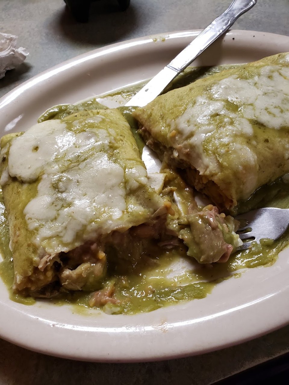 Chili Verde Burrito